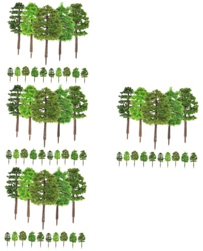 Cabilock 120 STK Mikrolandschaftssimulationsbaum modellbahn Landschaft Baummodell im Maßstab 1 100 Feengarten Baum Artificial Tree modellbäume Mini-Landschaftsdekor Gartendekoration Plastik