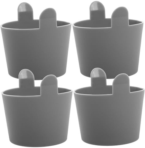 COLLBATH 4 Moldes de Silicona Antiadherentes para Huevos, para Freidora de Aire, Resistentes al Calor, Aptos para Cocina y Lavavajillas