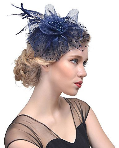 pxjsdwe papagei kostüm, Feder Haarschmuck Damen Elegant Schwarz Feder Stirnband Haarband Hochzeit Feder Haarschmuck Regenbogen Fasching Kostüm 20er Jahre Abschlussball Feder Kopfschmuck
