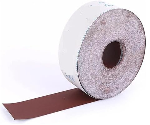 Rollo de papel de lija, bloques de lijado, rollo de papel de lija, 96 mm x 10 m, rollo de tela de esmeril seca y húmeda, rollos for pintura y papel de lija abrasivo for metal(100grit)