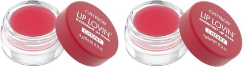 Catrice Cosmetics Lip Lovin' mascarilla de labios nocturna, hidratar/humectar, suavizar, cuidado, natural, 4g (Paquete de 2)