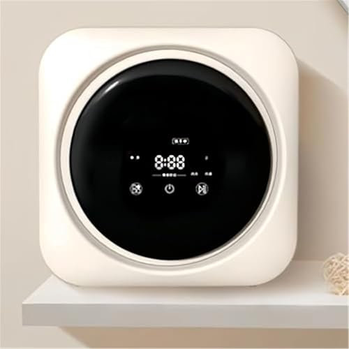 LHQYA 3.5L Portable Small Washing Machine, Wall Mounted Mini Automatic Washing Machine with Smart Touch Screen, High Temperature Drying, Intelligent Self-cleaning Function, for Home, Dormitory