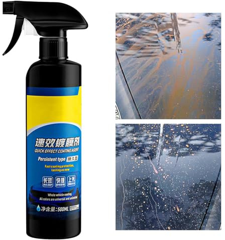 Rivestimento per auto liquido – Spray rinforzato durevole e lucido per auto, camion, trattamento superficiale liscio per resistenza agli agenti atmosferici | Detergente per auto per dettagli