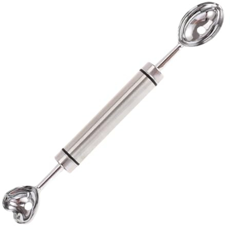 Cuillère Parisine Pour D'eau - Double Cuillère Parisienne en Acier Inoxydable pour Pastèque | à Dessert pour Cuisine Pitaya Kiwi Tomates,Pour Préparation de Fruits et Légumes