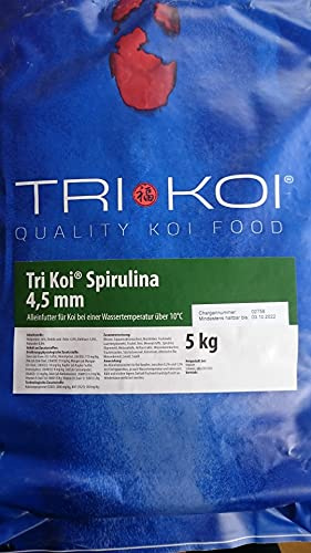 Tri Koi Spirulina – Cibo per coi colori – 4,5 mm (5 kg)