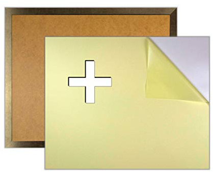 myposterframe Bilderrahmen für Rubbel Weltkarte mit Klebepappe 60 x 82 cm Juno Größenwahl 82 x 60 cm Gold Vintage mit haftender Hintergrund Pappe