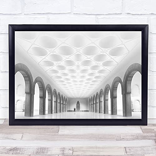 The Museum Circle Arch Arches Ceiling Doha Qatar Wall Art Print