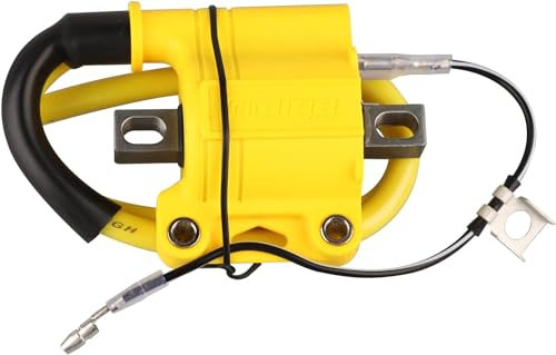 NIBBI Bobina di accensione universale 4/2 tempi, Bobina di accensione ad alte prestazioni del motociclo, adatto 4T/2T Street Dirt Bike per motorino ATV Scooter Go Kart Pit Bike GY6 Performance Part