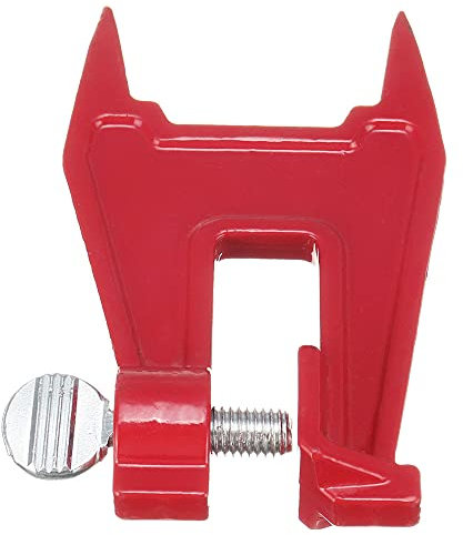TopHomer Red Chainsaw Filing Stump Vise Professional Sharpening Clamp Logging Saw Accessories Guide Bar Clamp for Saw Chain Maintenance
