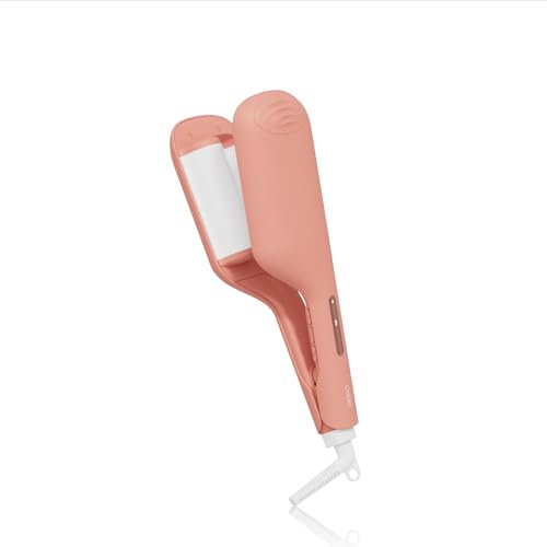 Osée - Party Waves - Fer à onduler double-baril - 2 Barils de 32mm, Revêtement céramique, Soft touch, Minuteur, Température réglable, Chauffage rapide, Cordon 360° anti-nœuds & Technologie ionique