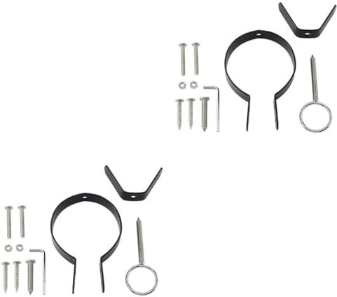 LABRIMP 2sets Spanish Ham Holder Stand Italian Ham Rack Sturdy Iron Stand for Cured Kitchen Essential Prosciutto Holder