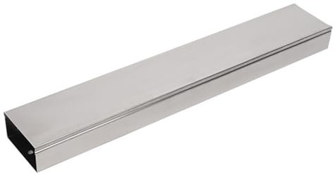 Serenitison Acciaio Inossidabile Canalina per Cavi,TV Tidy,Gestione Decorativa,Canalina Passacavi Muro,Canalina Coprifili,Hider,per casa,Ufficio,Magazzino,Parete,1 m di Lunghezza*2