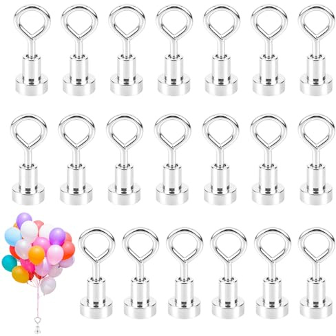 20PCS Balloon Weights, Balloon Weights And Ribbon, Balloons Stands, Reusable Party Accessories For Birthday Party, Wedding Celebrations, Carnival Decoration