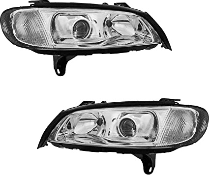 Halogen Scheinwerfersatz Scheinwerfer Satz Hauptscheinwerfer Set links rechts H7/H1 passend für Omega B V94 21_ 22_ 23_