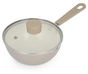 KASANOVA Wok 16 cm Mini Fantasy con coperchio beige