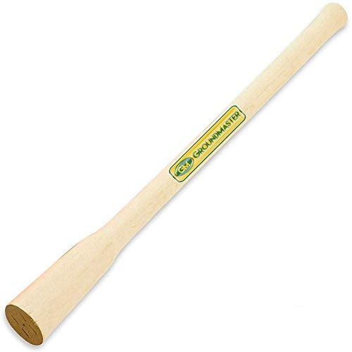 GroundMaster 36 Navvy Pick Handle - Extra Strong Durable Hickory Shaft 900mm