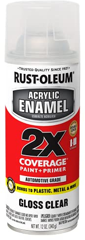 Rust-Oleum Acrylic Enamel 2X Spray Paint, Gloss Clear