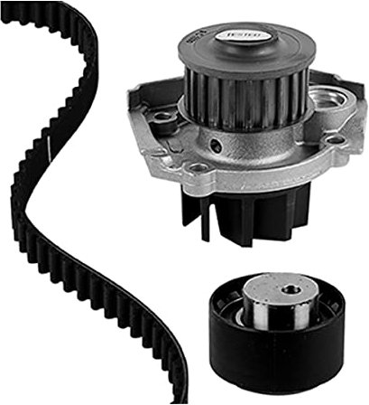 metelligroup 30-1030-1 Kit distribuzione con pompa acqua, composto da galoppino, Cinghia di distribuzione e tenditore, Pezzo di Ricambio per Auto, Ricambio automobile