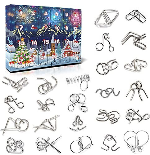 Awutzut Puzzle Adventskalender 2025 Knobelspiele für Kinder Erwachsene Weihnachtskalender Jungen Mädchen