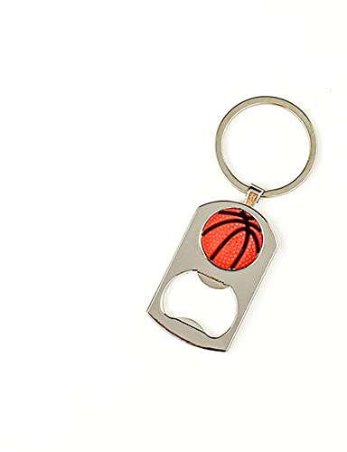 ARFUKA Bottle Opener Keyring Portable Basketball Beer Bottle Opener Key Chain Keyring Beverage Bottle Opener Key Ring for Men, Women