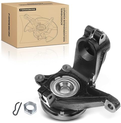 Frankberg Fusée d'Essieu Suspension de Roue Avant Droite Remplacer# 364754 | Compatible avec Berlingo/Berlingo First Camionnette/MPV M Berlingo/Berlingo First MPV GFK GJK MF 306 Cabriolet 7D N3 N5