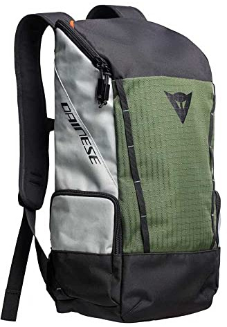 Dainese - D-Clutch Explorer - Zaino Moto in Tessuto da 21L per Utilizzo Quotidiano, Pratico, Capiente e Versatile, con Scomparto per Computer, Verde Salvia, 21 Litri