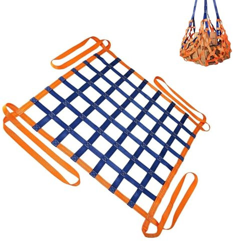 Hangendes Hebenetz - Flaches Nylonnetz, Anhängernetz, Schutznetz Garten, Cargonetz Heavy Duty, Für Treppenhebungsnetz, Frachtnetz, Anpassbar, Last 0,3-3,5 Tonnen ( Size : 4 X 4M/Mesh 15cm/Load 2.5t )