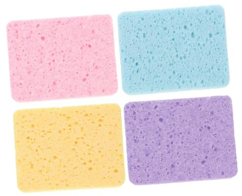 VILLFUL 4stücke Malschwamm Für Acrylmalerei Wasserfarben Feuchtigkeitsschwamm Kunstmalschwamm Wasserabsorbierender Schwamm Zum Malen Leicht Zu Reinigen Hohe Deckkraft Wiederverwendbar