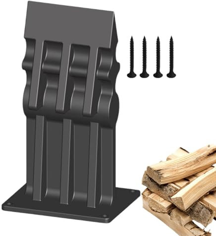 JINGLING Spaccalegna di accensione per legno, spaccalegna manuale,Spaccalegna da ardere in metallo | Spaccalegna in legno robusto, ghisa, per campeggio e barbecue