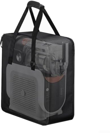Zoegneer Portable for SLUSHIE Machine Storage Bag Travel Carrying Case With Shoulder Strap Protective Transport Box For Smoothie Makers Black 44X26x10cm Oxford Cloth