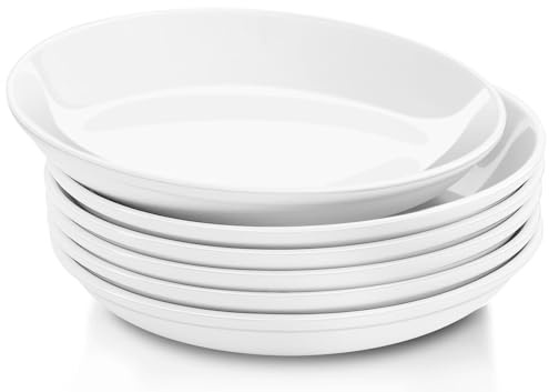 Dyrfolm 6 Pieces 7 Inch Ceramic Dessert Plates, Round