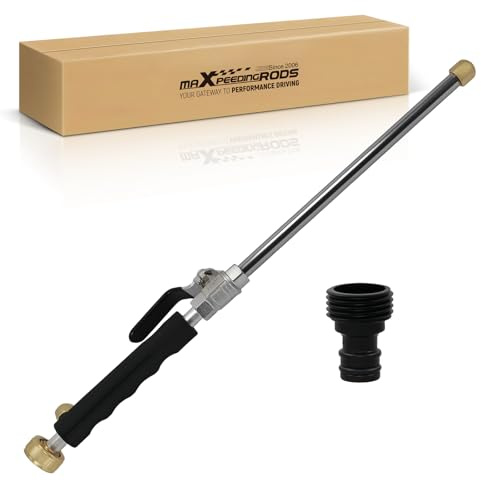 maXpeedingrods 3/4 High Pressure Power Washer Wand with Hose Attachments | Hydro Sprayer Nozzle for Car Patio Gutter Window Pet Cleaning