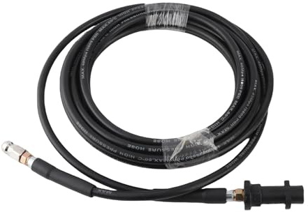 Tubo per la pulizia degli scarichi fognari per serie K, tubo flessibile per idropulitrice con connettore rapido, pulitore ad alta pressione da 40 MPa fino a 15 m per auto e (RUMORE / 19.albero)
