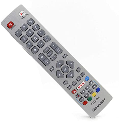Original SHW/RMC/0121 Fernbedienung für Sharp Aquos UHD 4K Smart 3D TV LC-24DHG6001KF LC-32FI5342KF LC-32FI5442KF