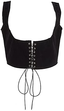 TOFBS Punk Leder Korsett Gürtel Harness Gürtel Unterbrustkorsett Taillengürtel Verstellbare Gothic Weste Gürtel für Frauen und Mädchen Cosplay Party Rave Halloween Kostüm