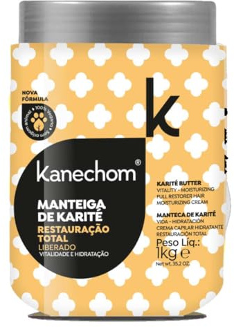 kanechom-Manteiga de karite, Shea Butter Karité Conditioning Restore Repair Moisturizing Mask 1Kg