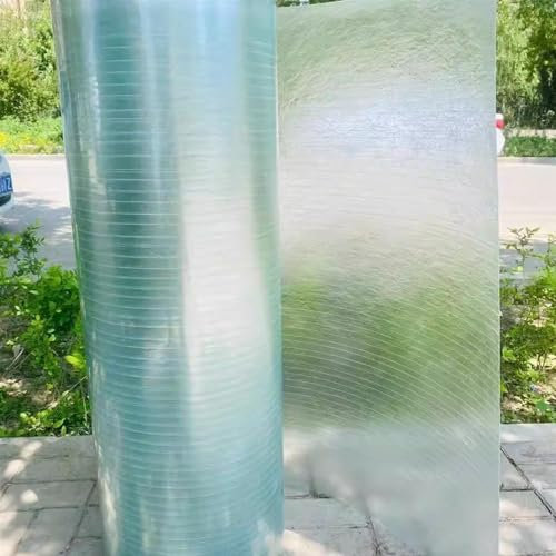 Dachplatten aus Polycarbonat,Gewächshausplatte Glasfaserplatte Transparente Regenfest Isolierung Stoßsicheren Stegplatten Ersatzplatten für Dach Balkon Carport,Leicht zu Schneiden (0,6m x 5m)