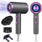 Bizcasa Sèche-cheveux Ionique 1800W,AC Moteur Sèche-Cheveux de Salon avec Bouton Chaud/Froid,3Réglages de Température,Hair Dryer avec Diffuseur et Buse de Coiffage,Super Silencieux