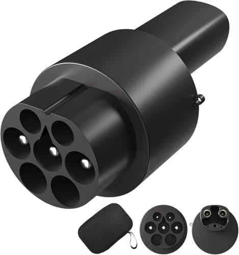 MCEVKELN EV Ladekabel Adapter Typ 2 auf NACS| EV Ladegerät Konverter 60A für Autoladestationen, Ladeadapter für Kabel IEC62196 zu NACS Elektroautos, Kompatibel mit Model Y/S/3/X