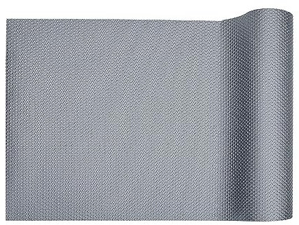 Schubladenmatte,Antirutschmatte Küche Matte für Schubladeneinlage,Waschbar,Zuschneidbar Eva Kühlschrankmatten,Geeignet für Schränke,Schuhschränke,Tischplatten,auch für Reptilien,Grau (44.5*300cm)