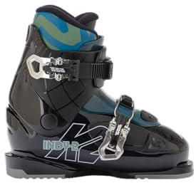 K2 - Skischuhe Indy 2 All Mountain für Jungen – Größe 34,5 – Schwarz