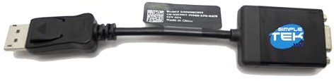 SIMPLETEK - Cable adaptador DisplayPort macho a VGA hembra, convertidor de vídeo para monitores y proyectores