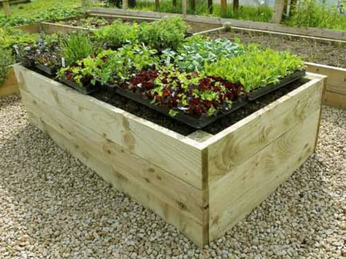 Quickcrop Premier Raised Garden Bed - 53cm High (120cm x 120cm)