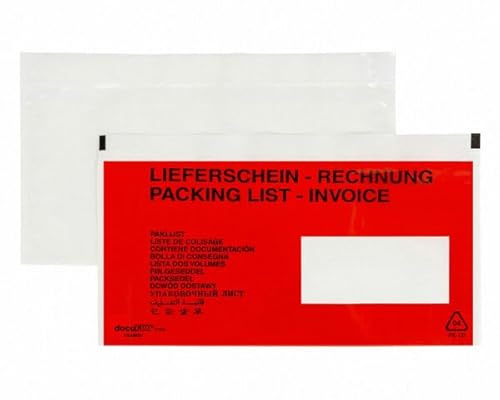 VEPATIM 250 DOCUFIX Dokumententaschen *Lieferschein/Rechnung*Schweiz 245x125+20mm