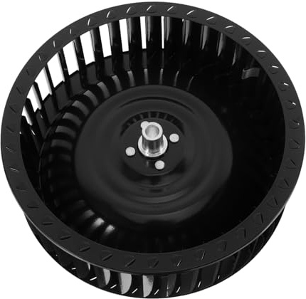 Angoily Universal Range Hood Blower Wheel, Exhaust Fan Replacement Part, Metal, Shaft Depth 27mm, Powerful Ventilation for Hotels and Restaurants, Easy Installation