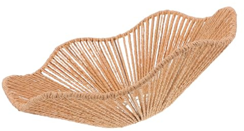 Alipis Abat-jour Protection Lumineuse Polyvalente Style Minimaliste Chic Installation Facile de Lustre Moderne en Corde de Papier et Fer pour Salon ou Hôtel