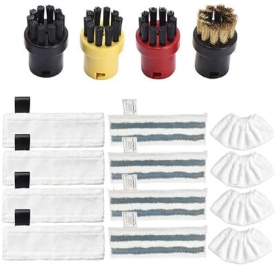 EZIEYWKE Cabezales De Trapeador De Vapor De Microfibra, Paño De Trapeador De Vapor, Piezas De Aspiradora De Mano, Accesorios, Compatibles con Karcher Easyfix SC2 SC3 SC4 SC5.(10)