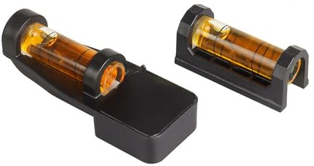 Paike 2 Pcs Niveau à bulle magnétique Kit de mise à niveau de lunette Niveau à bulle de lunette
