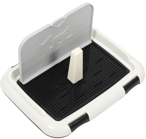 LOLIPPYY Pot De Toilette pour Chien Bac à Litière Antidérapant avec Déflecteur Urine Pratique pour Apprentissage Propreté