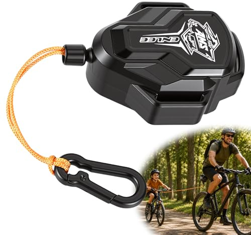 Kinberry Fahrrad Abschleppseil Kinder 2,5 m, Universal Fahrrad Zugseil Kinder, Fahrradabschleppsystem Kinder, Reißfestes Nylon Zugseil bis 100 kg Traglast, für Fahrrad, E-Bike, MTB
